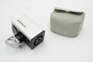 Vtg KONICA Small Cube Flash EARLY konica 35mm Film CAMERA Hot Shoe Mount #B150