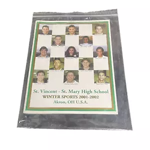 St. Vincent-St. Mary High School Deportes de Invierno 2001-2002 Programa Akron, Ohio EE. UU. - Imagen 1 de 24