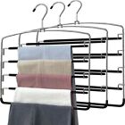 Metal 5 Layer Trousers Rack Hanging Pants Storage Holder  Skirt