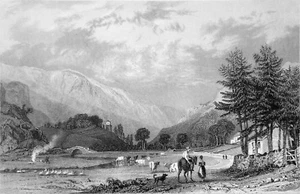 VERDE MARDALE (WESTMORLAND) - Grabado del siglo XIX - Imagen 1 de 2