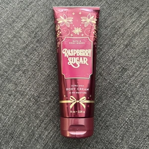 Crema corporal Bath & Body Works azúcar frambuesa ultra karité 8 oz - Imagen 1 de 2