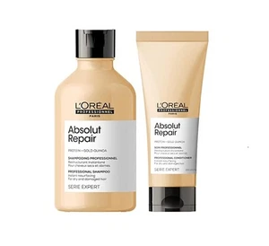 Loreal Serie Expert Absolut Repair Gold Shampoo 10.1 oz & Conditioner 6.7 oz - Picture 1 of 2
