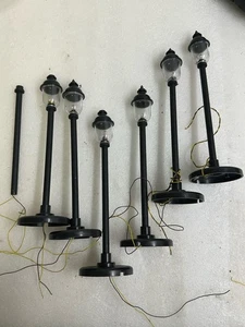 LGB G Scale  Round Street Light - Set Of 6 - 8” Tall Used - Picture 1 of 1