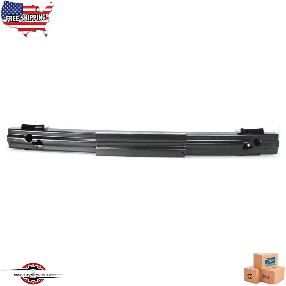 Fits 2001-2005 Honda Civic New Rear Bumper Reinforcement Black Steel HO1106156 Foto 1 de 4