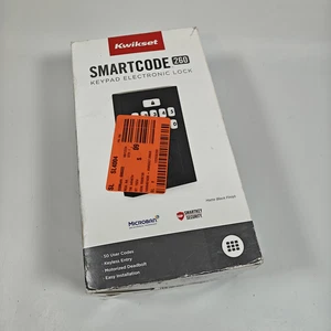 Nuevo Teclado Kwikset Smartcode 260 Cerradura de Puerta Electrónica Cerrojo Negro Mate - Imagen 1 de 11