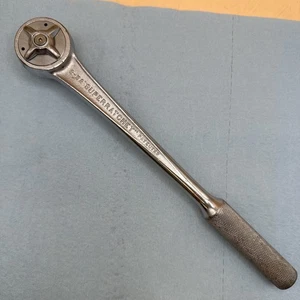 De colección J. H. Williams Ratchet S-52 “SUPERRATCHET”, 1/2” Drive EE. UU., Mango moleteado - Imagen 1 de 11