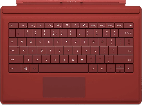 Genuine Microsoft Surface Pro 3 4 5 6 TypeCover Keyboard (1644) Red*Read*#02 - Image 1 of 1