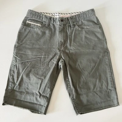 Pantalones Cortos Vans De Colección Para Hombres 30 Lona Verde Tabla Larga Patinador Ropa de Calle Y2K Foto 1 de 4