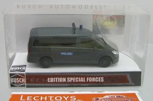 Busch 1:87, Nr. 51100-200 Mercedes Vito Polizei SEK GSG9 grau mit Dachlampen OVP - Picture 1 of 1