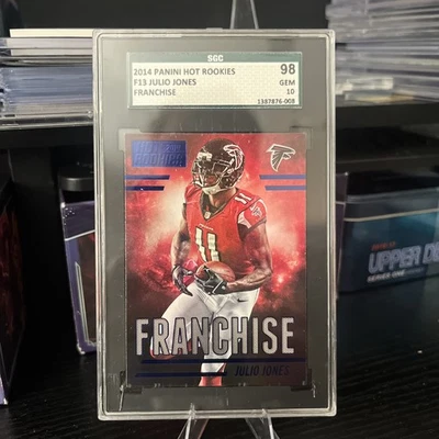 2014 Score #F13 Julio Jones 特许经营蓝色 SGC 10 — 第 1/2 张图片
