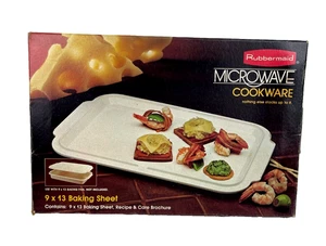 Rubbermaid Microwave Cookware Baking Sheet 9 x 13 NOS Vintage 1983 No 5167 - Picture 1 of 2