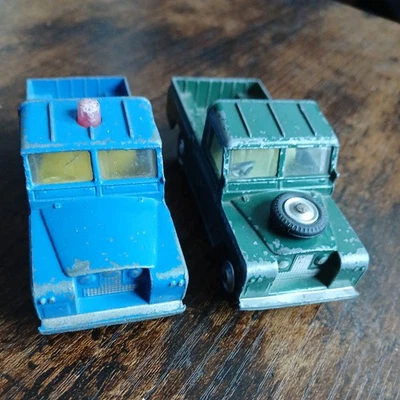 Corgi Toys Land Rover 109"WB x2 - Image 1 of 4