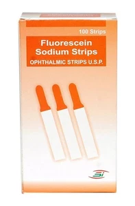 Strisce di fluoresceina oftalmica lotto di 10 scatole - Foto 1 di 3