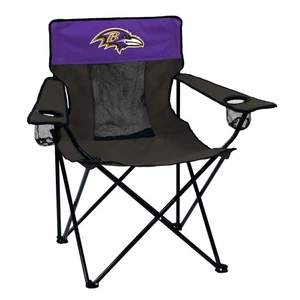 Baltimore Ravens NFL Elite Puerta Trasera Plegable Portátil/Silla Exterior-Nueva - Imagen 1 de 1
