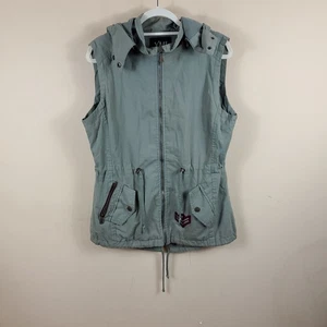 YMI Green Utility Full Zip Vest Size L - Picture 1 of 12