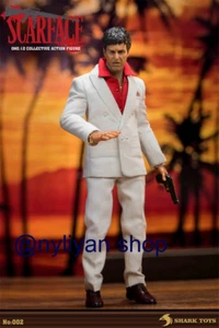 SHARK TOYS 002A 1/12 Schal Tony Al Pacino Man 6' Actionfigur Puppenmodell - Bild 1 von 11