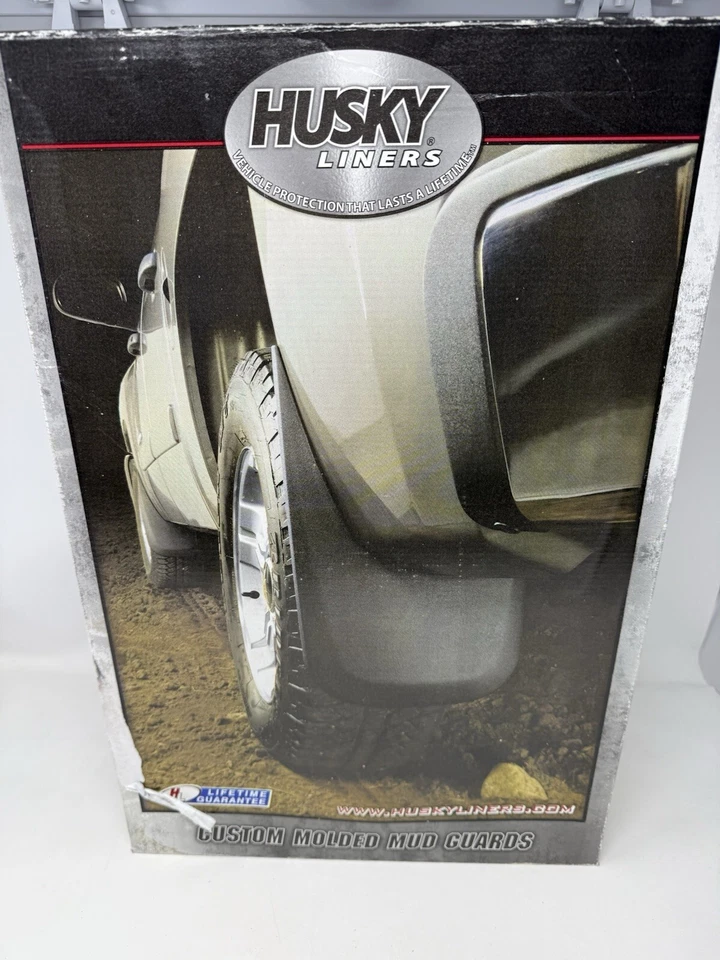 Husky Liners Front Mud Flaps for 2011-14 Ford F250 - Black Plastic Pair Foto 1 de 4