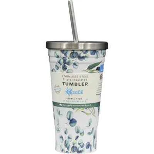 CHEEKI Insulated Tumbler (with straw) 3D WATERCOLOUR 500ML - Picture 1 of 1