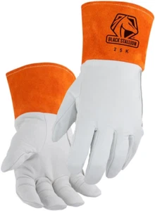 Revco 25K Long Cuff Prem.Grain Kidskin TIG Welding Gloves, Large - Picture 1 of 4