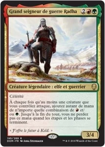 MTG Magic DOM - Grand Warlord Radha/Grand seigneur de guerre Radha, French/VF - Picture 1 of 1