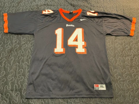 Vtg Nike DEREK ANDERSON #14 Oregon State Beavers Jersey Mens XL Black Cover