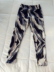 Zara Collection Girl Blue Multicolor Leggings Pants Sz 11/12 - Picture 1 of 4