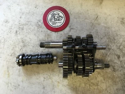 1985 KAWASAKI VULCAN VN750 A COMPLETE TRANSMISSION W/ SHIFT FORKS & DRUMS OEM - Изображение 1 из 4