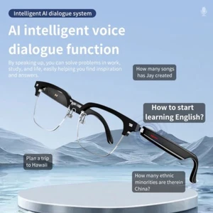 2025 Smartglasses E13 AI Translator Bluetooth Mikrofon dotykowy Antyniebieskie światło - Zdjęcie 1 z 20