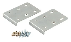 Hinge Repair Plate Kitchen Unit Cupboard Door Bright Zinc Plated  pack of 1 pair - Picture 1 of 5