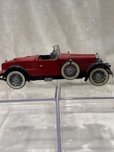 Franklin Mint 1928 Stutz Black Hawk Boattail Speedster Die-Cast 1:24 - Picture 1 of 5