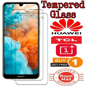 F011 Tempered Glass For Huawei Enjoy 10E/S,9E/mate 20/Y6P/Y8P/Oneplus 7T/TCL10+ - Picture 1 of 5