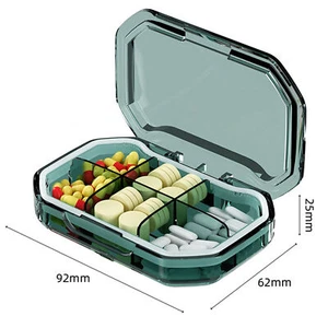 4/6-Grid Design Clear Box with Separate Compartments with Good Sealing - Picture 1 of 30