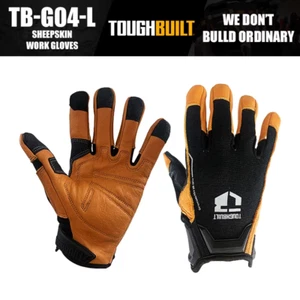 Guanti da lavoro in pelle di pecora Toughbuilt TB-G04-L/TB-G04-XL strumenti protettivi accessori - Foto 1 di 13