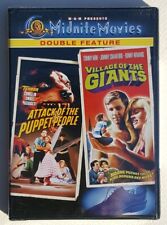 ☆ ATTACK OF THE PUPPET PEOPLE & VILLAGE OF THE GIANTS Midnite Double Feature DVD