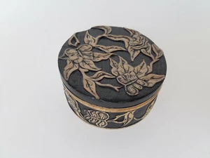 Caja de Jabón Decoración Baratija con Tapa Mariposa Flor Única Regalo Roca - Imagen 1 de 5