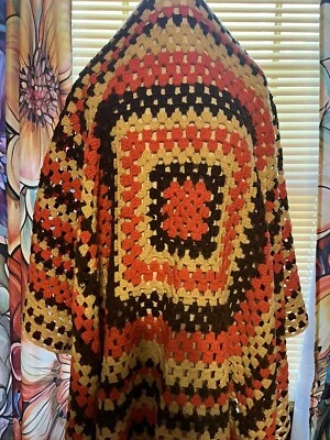 handmade crochet afghan / throw blanket - Image 1 of 2