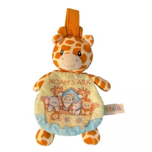 ebba Baby Story Pals weiche Plüschbücher Giraffe 11 Zoll Arche Noah Kinderwagen Krippe Spielzeug - Bild 1 von 3