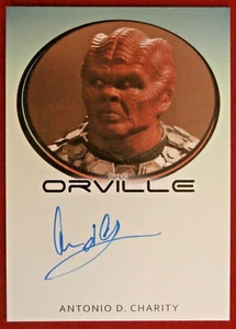 THE ORVILLE - ANTONIO D. CHARITY - Personally Signed Autograph Card - 2018 - Picture 1 of 2
