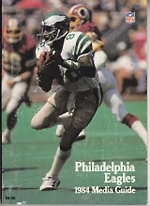 1984 PHILADELPHIA EAGLES NFL FUSSBALL MEDIENFÜHRER - Bild 1 von 1