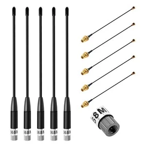 868 MHz Lora Antenne 10dBi pour Meshtastic Lora Long Range Soft Whip-Antenne ... - Photo 1/7
