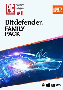 Bitdefender Family Pack - 2 Years For 15 Devices + Daily VPN - Picture 1 of 2
