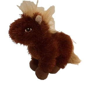 GANZ Lil Kinz Horse 6" Plush Toy Stuffed Animal Brown Tan - Picture 1 of 5