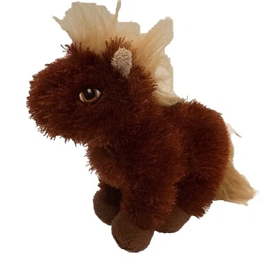 Juguete de peluche TODO Lil Kinz Horse 6" animal de peluche marrón tostado Foto 1 de 4