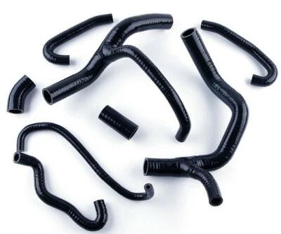 Negro para Honda CBR 1000 RR CBR1000RR Fireblad 2004-2007 Manguera de radiador de silicona Foto 1 de 4