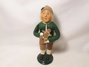 Byers Choice Retired 1993 Member Exclusive Bavarian Boy with Gingerbread Cookie - Picture 1 of 2