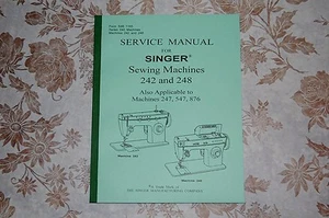 Service Manual on CD Singer Sewing Machines 242 248 & Applicable for 247 547 876 - Picture 1 of 1