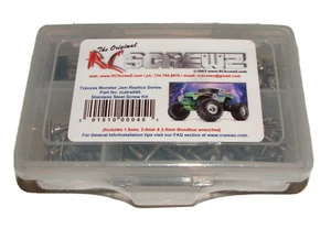 TRAXXAS E-MAXXMONSTER JAM REPLICA RC SCREWZ SCREW SET STAINLESS STEEL TRA045 - Picture 1 of 1