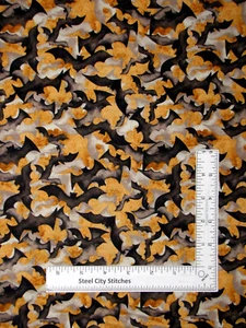 Halloween Fabric Spooky Bats Flying Animals Deja Boo Cotton Blank Textiles Yard - Picture 1 of 1