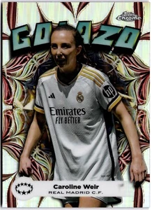 2023-24 Topps Chrome Golazo Donna #GZ-5 Caroline Weir Real Madrid - Foto 1 di 2