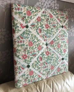 William Morris Strawberry Thief fabric Memo/message/pin/notice board - Picture 1 of 2